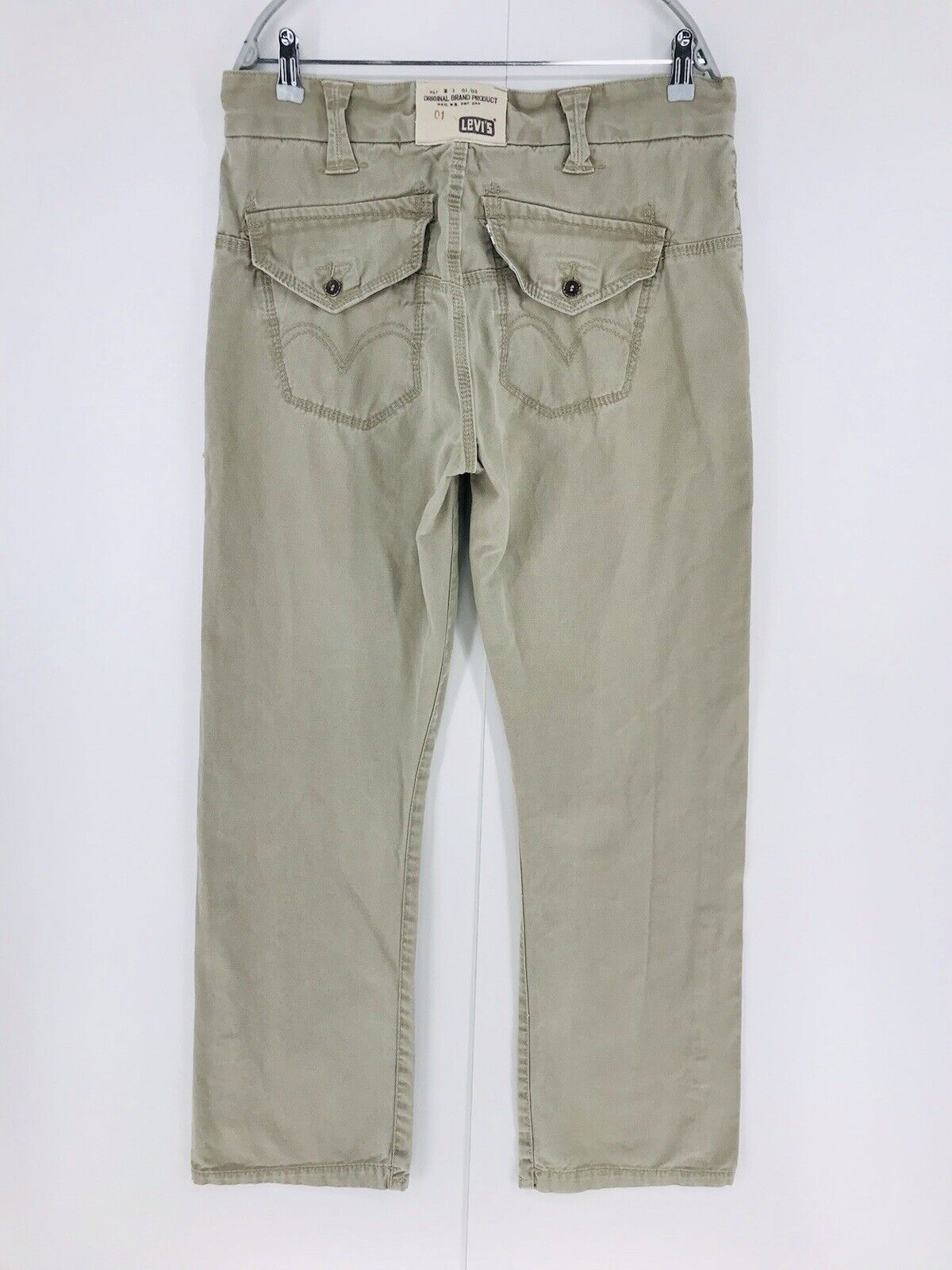 Vintage Levi's LOT 331 - 1155 Beige Regular Straight Jeans Size W34 L32