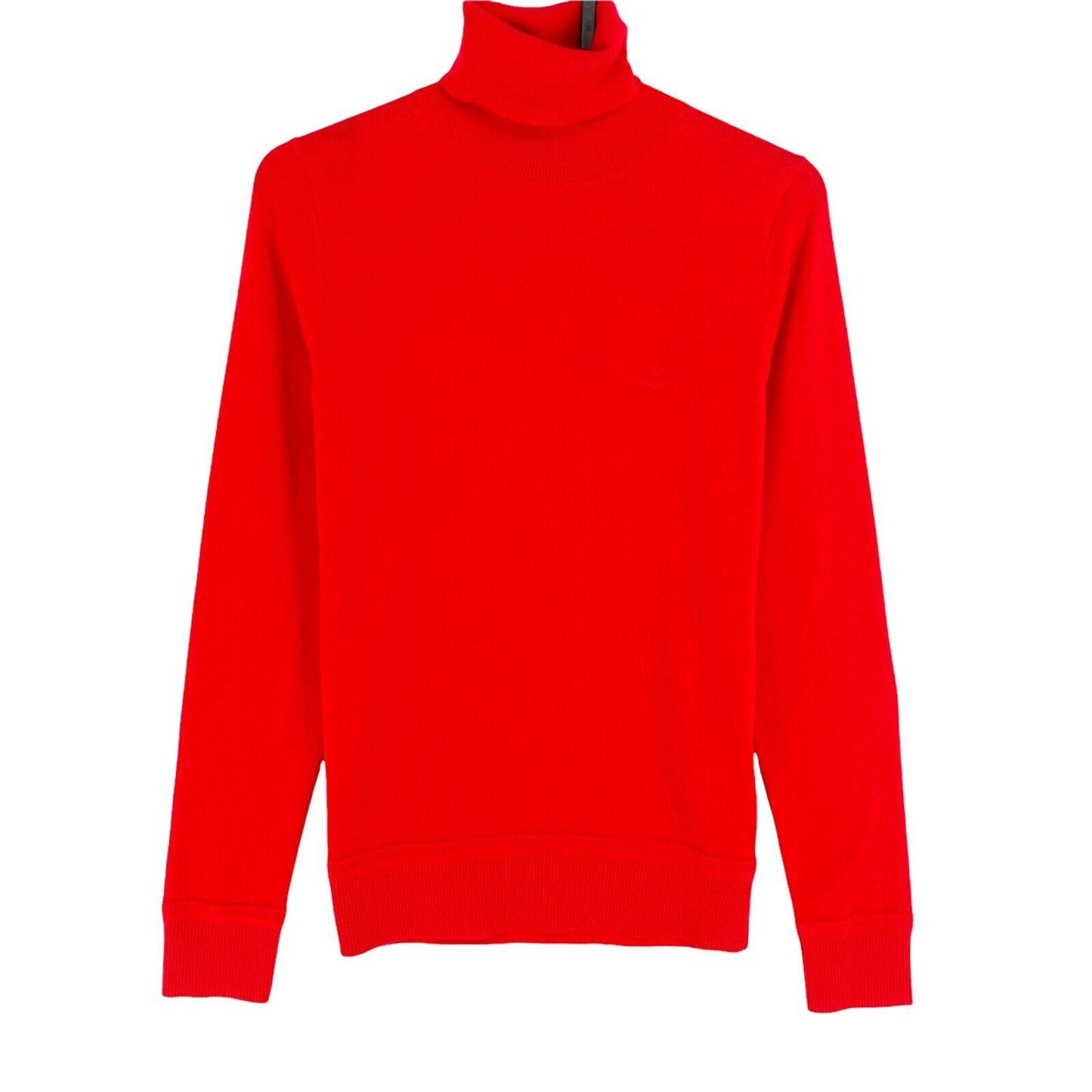 GANT Red Light Cotton Turtle Neck Sweater Jumper Size XS