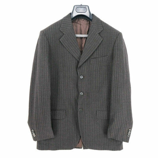 RRP €190 MONTE CRISTO By Lubiam Brown Blazer Jacket Size EU 48 52 UK/US 38 42