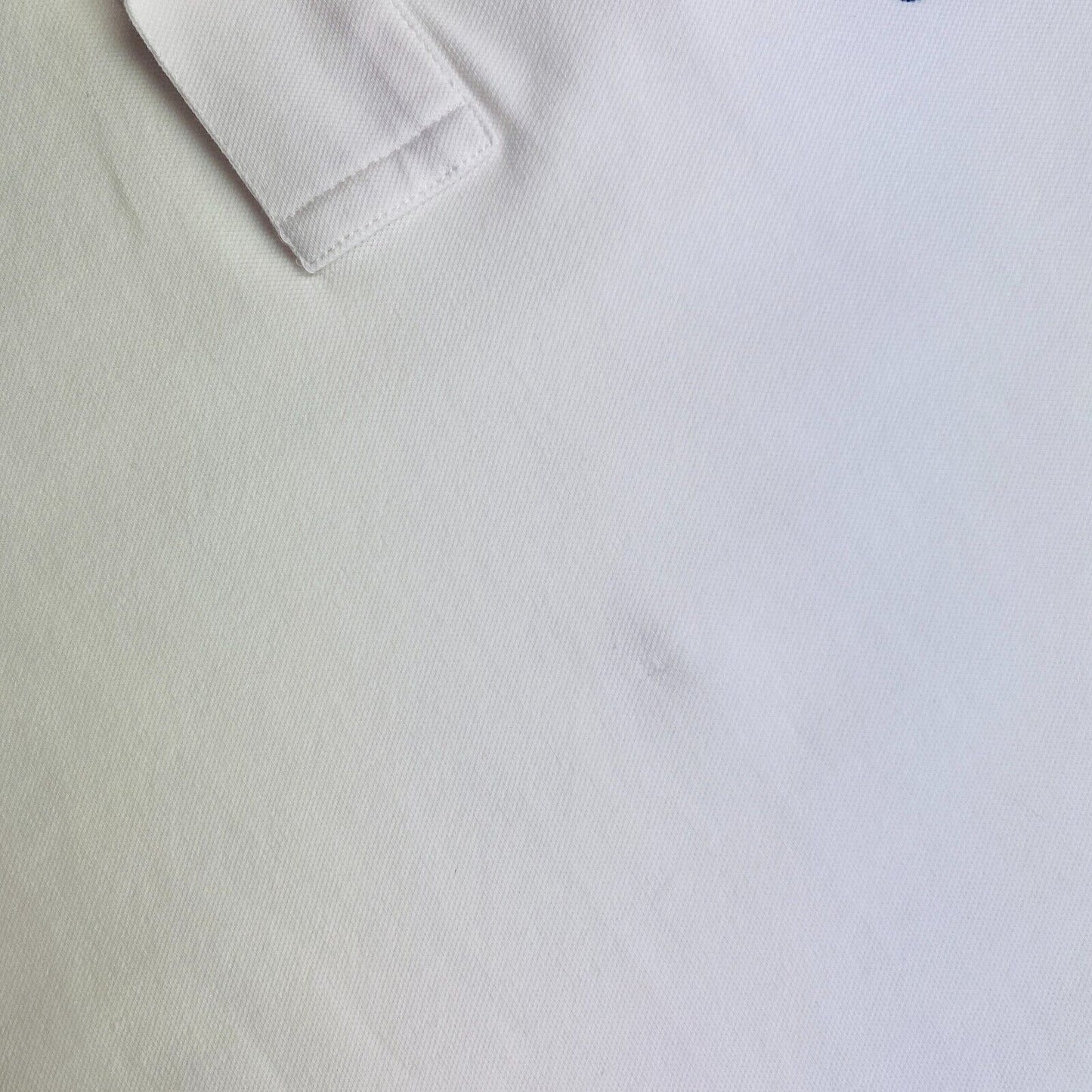 GANT White Stretch Pique Polo Shirt Size M