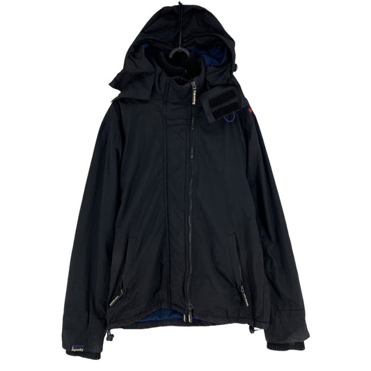 SUPERDRY Original Windcheater Black Hooded Jacket Size M