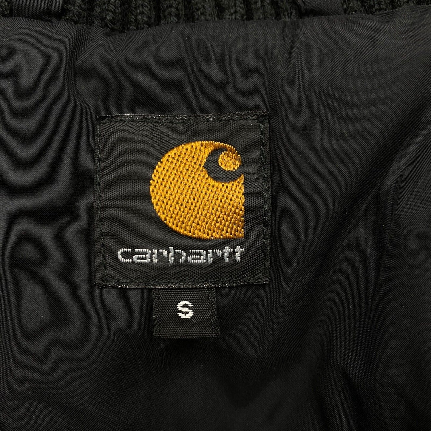 CARHARTT W'IRIE Black Padded Jacket Coat Size S