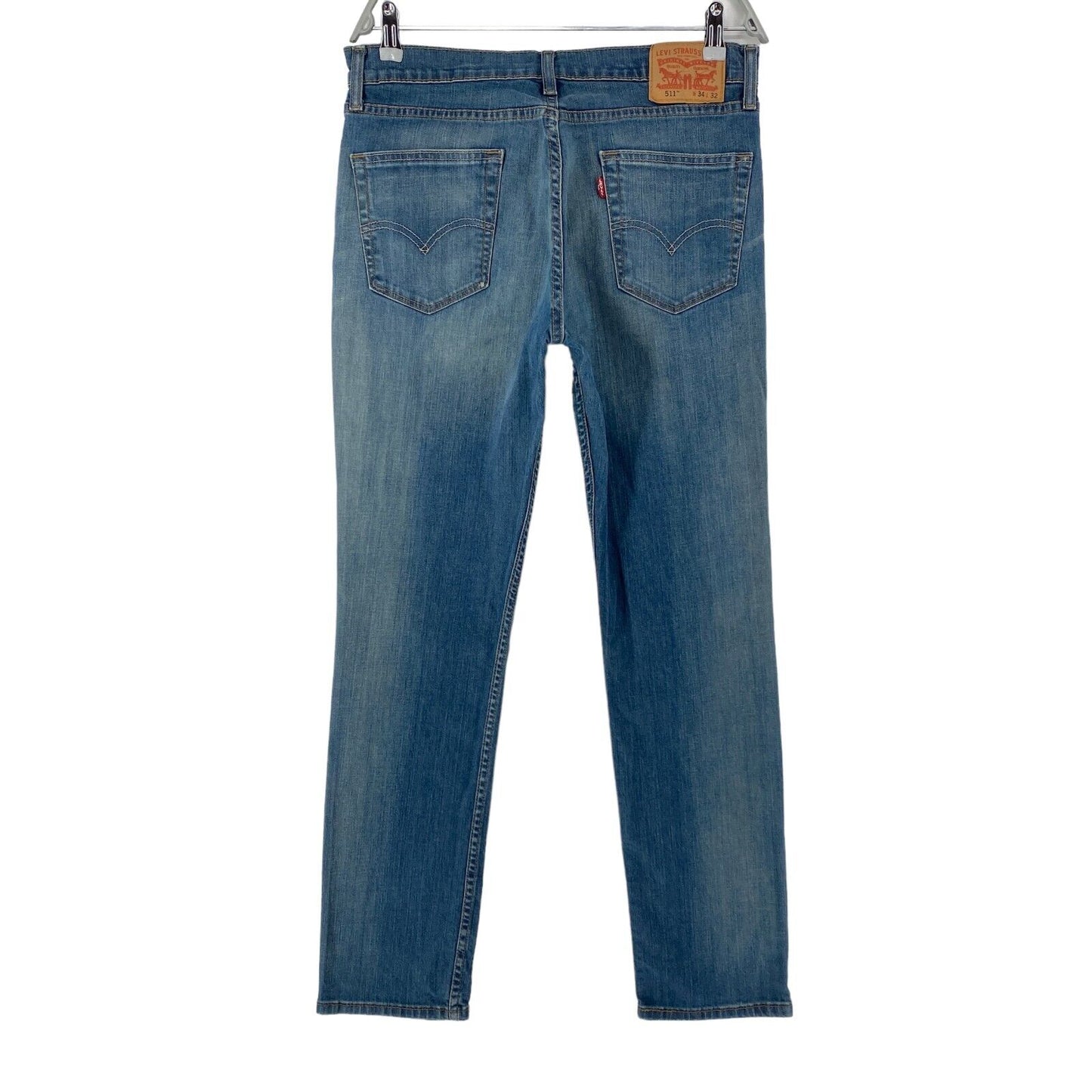 Levi's 511 – Slim Fit-Stretch-Jeans in Blau, W34 L32