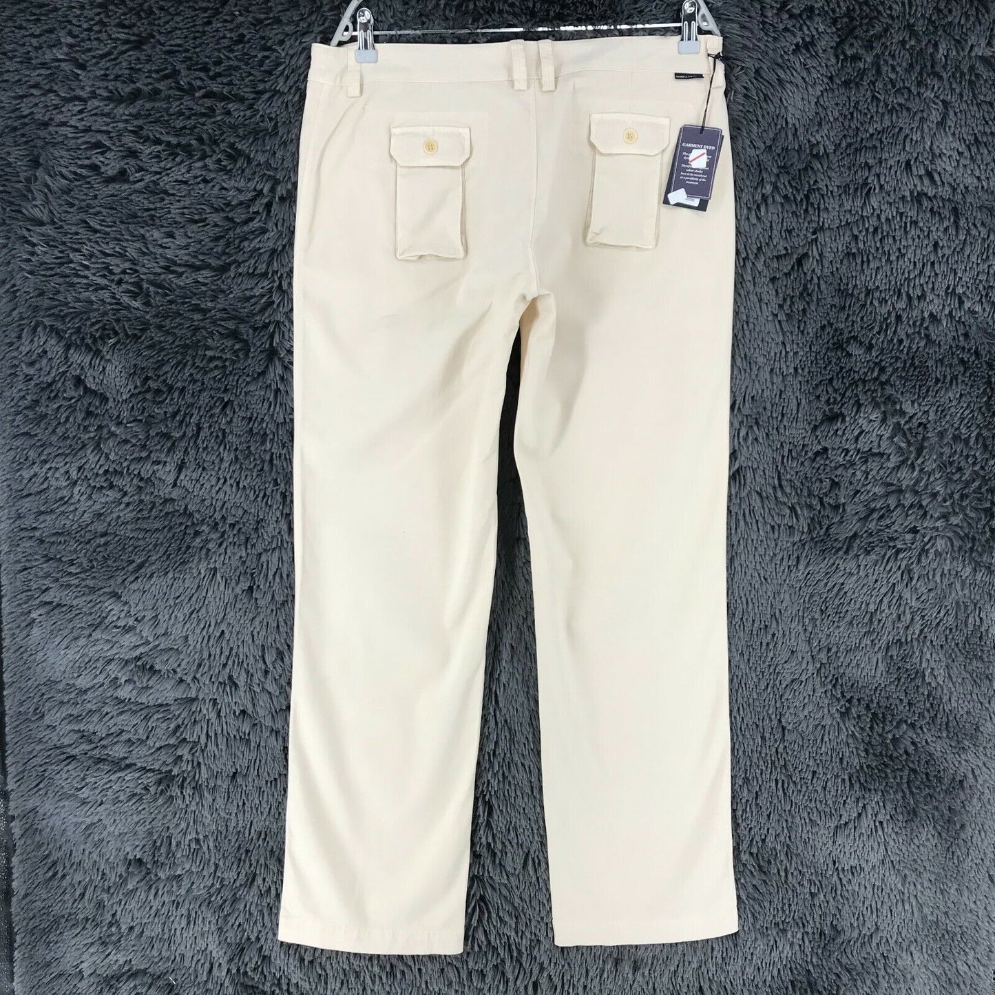 MARINA YACHTING Pantalon Chino Coupe Droite Beige Taille EUR 48 W34