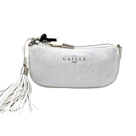 GAeLLE PARIS White Eco Leather Handbag Shoulder Bag