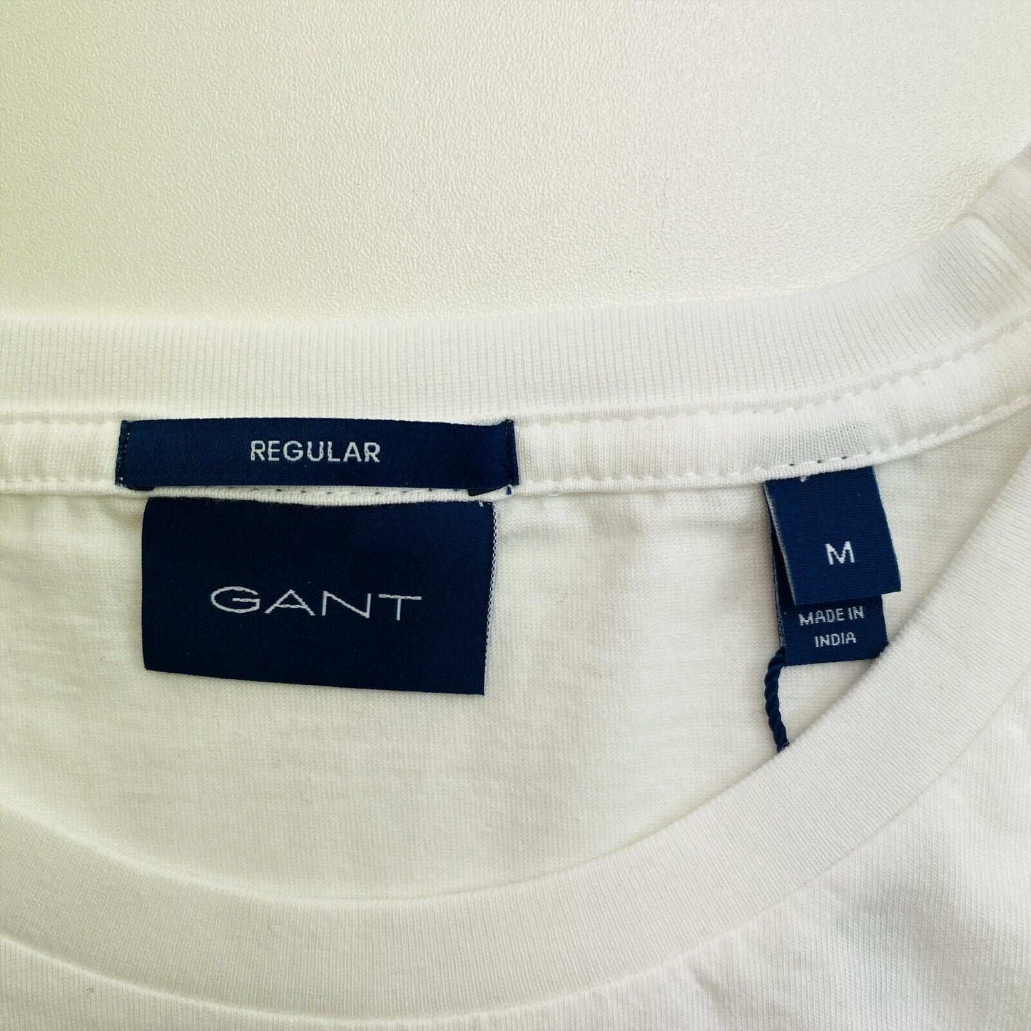 GANT White Original Regular Crew Neck T-Shirt Size M