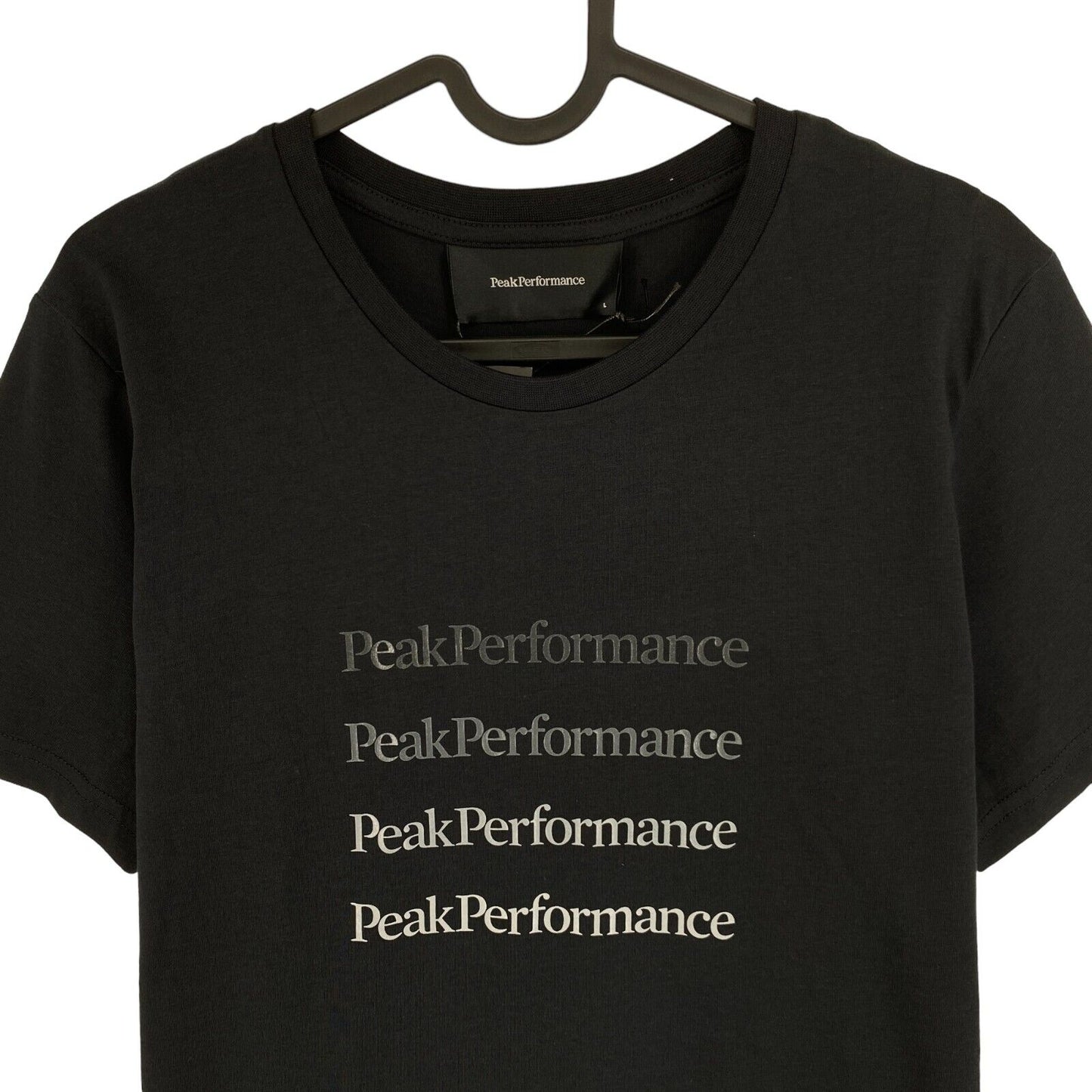 Peak Performance Black Ground Crew Neck T Shirt Size L