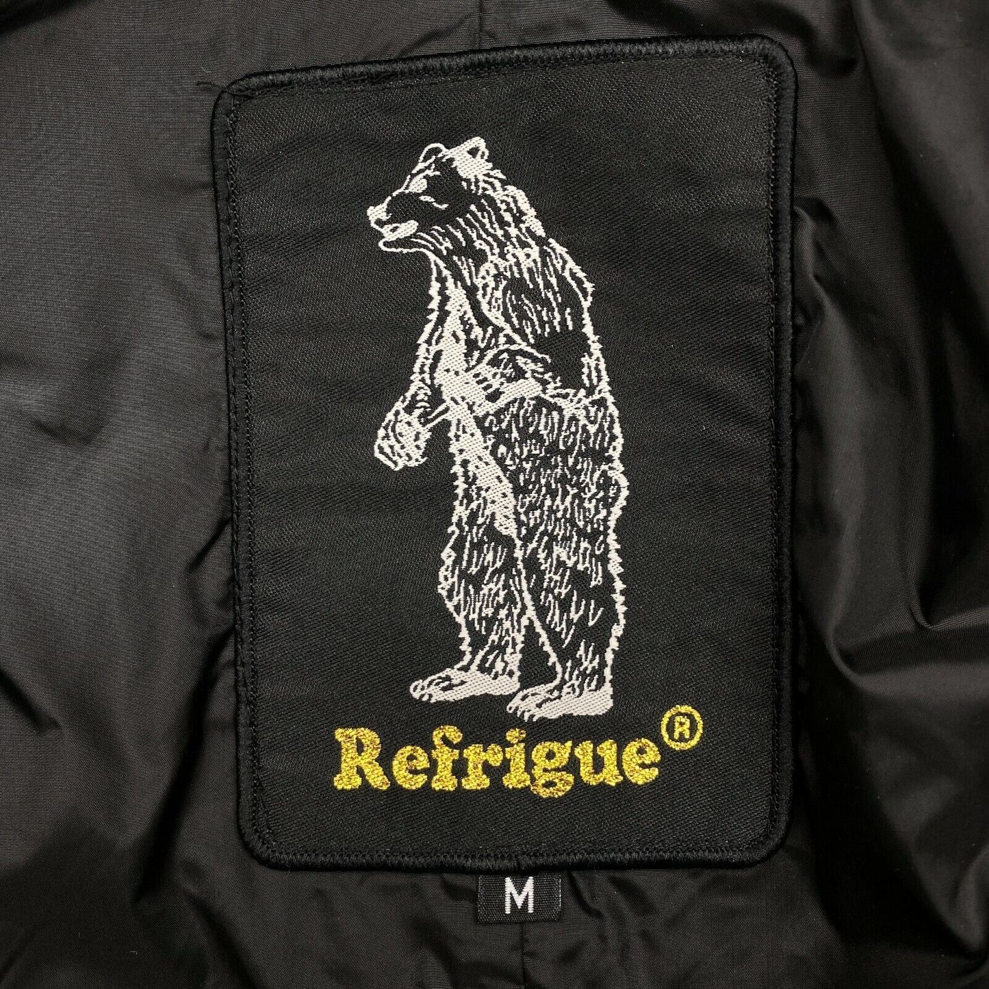 Refrigue Black Basic Jacket Size M