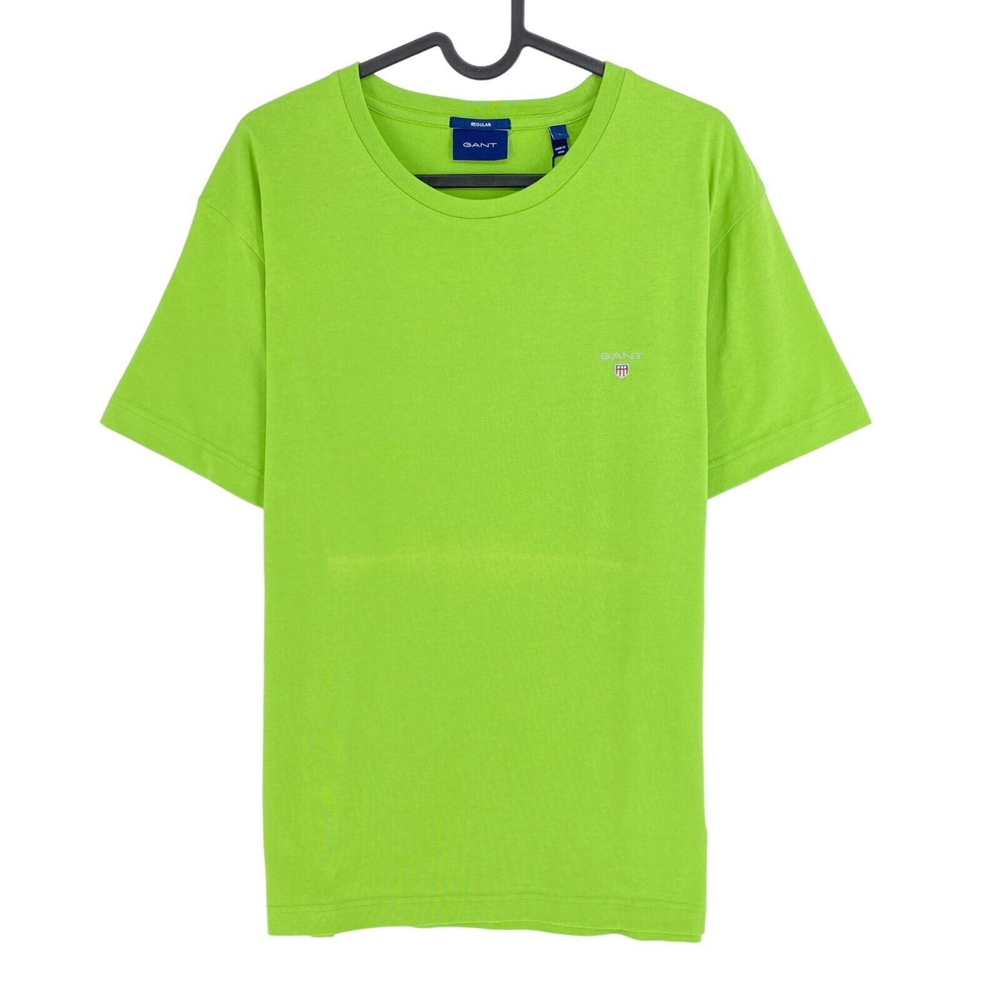 GANT Green Original Regular Fit Crew Neck T Shirt Size L