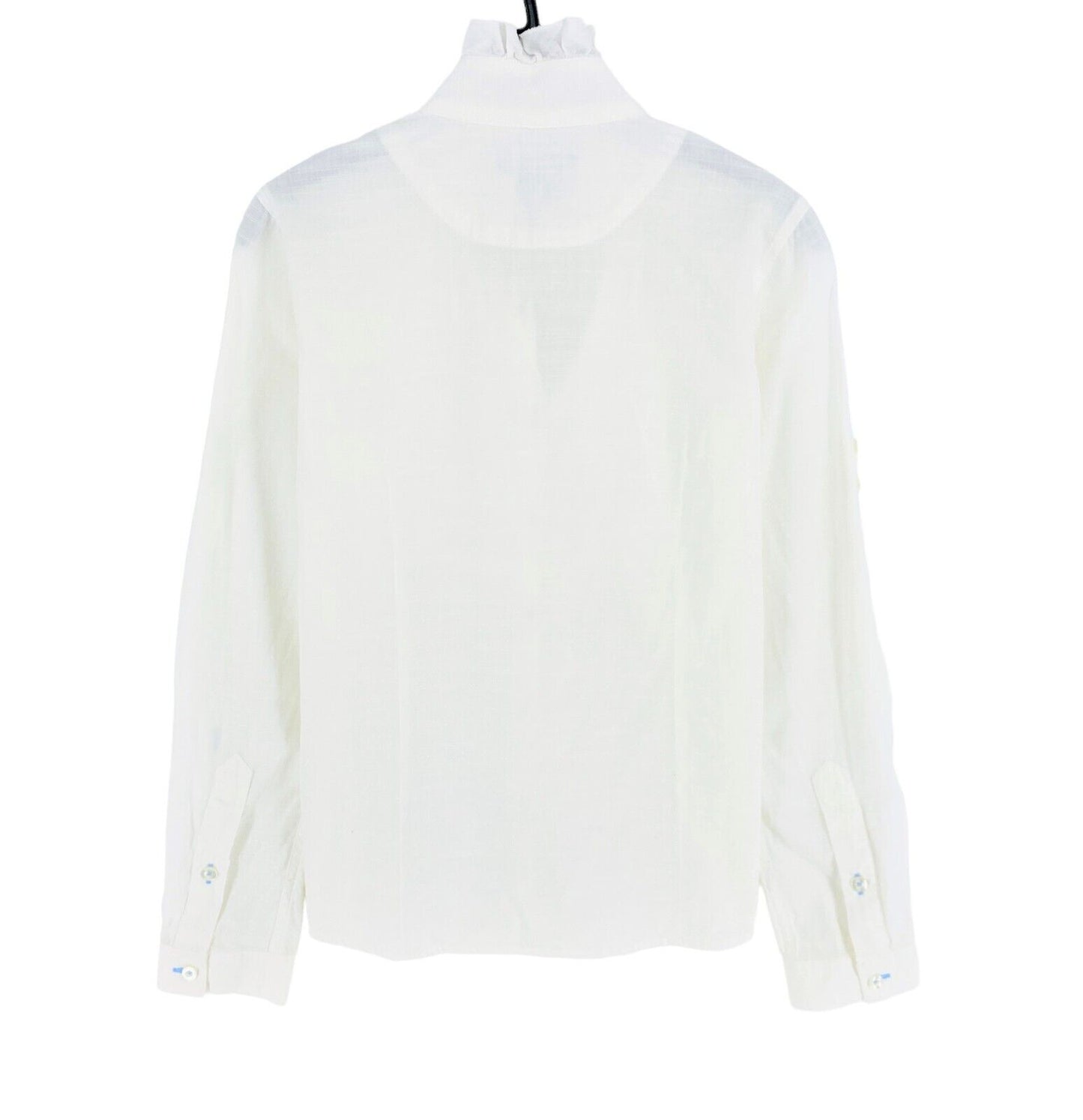 GANT Girls White Long Sleeves Shirt Size 134/140 cm 9-10 Years