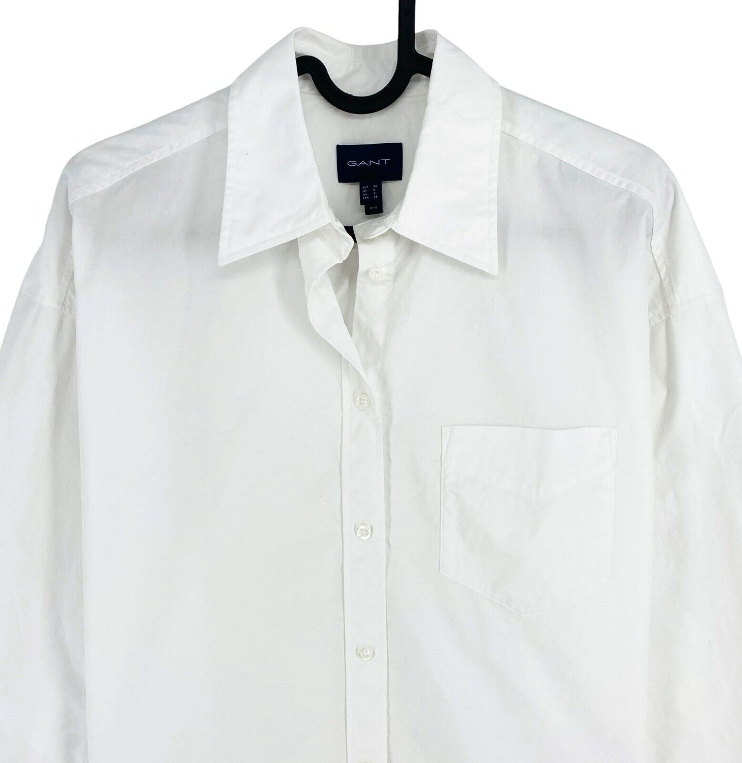 GANT White Oversized Shirt Size EU 34 UK 6 US 4