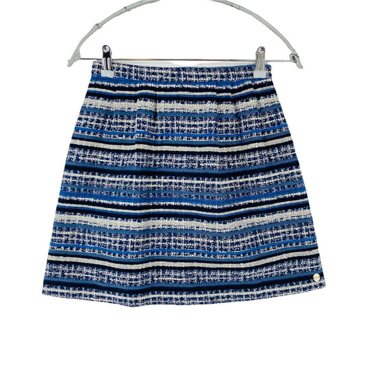 LA MARTINA Blue Multicolour Regular Fit Skirt Size EUR 38 - W24 / EUR 40 - W26