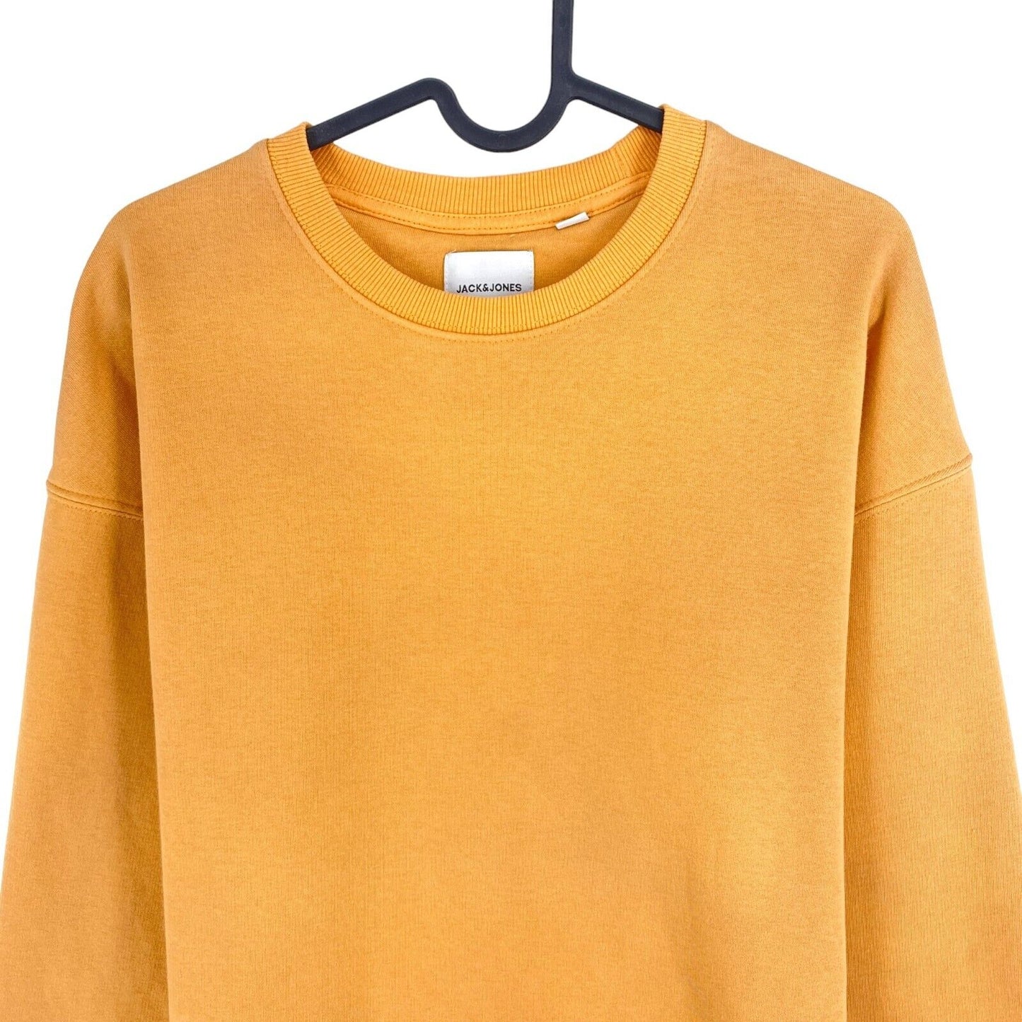 Jack & Jones Men Orange Crew Neck Sweater Jumper Size S