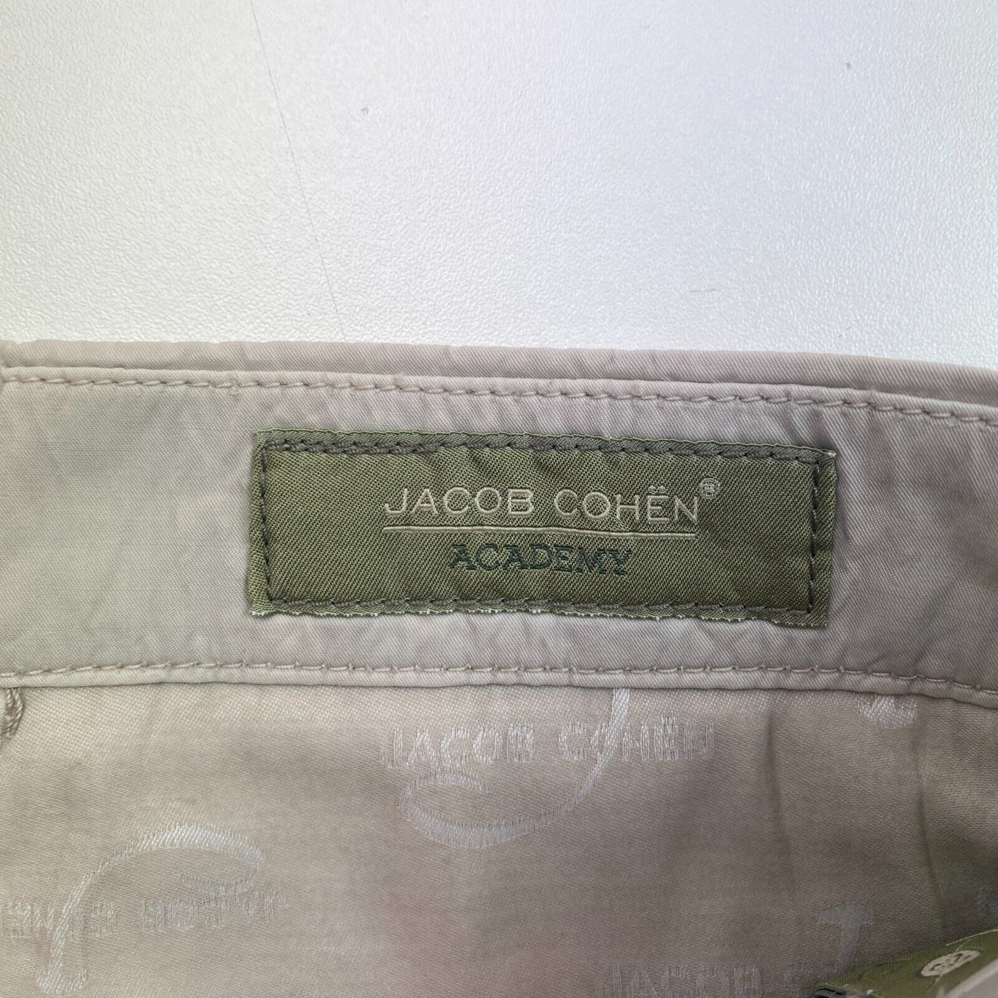 JACOB COHEN Women GLORY Grey Mid Rise Cigarette Capri Pant Trousers Size W25