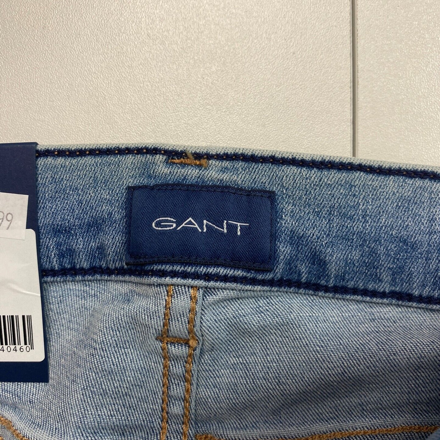 GANT NELLA Damen Hellblaue Röhrenjeans Größe M