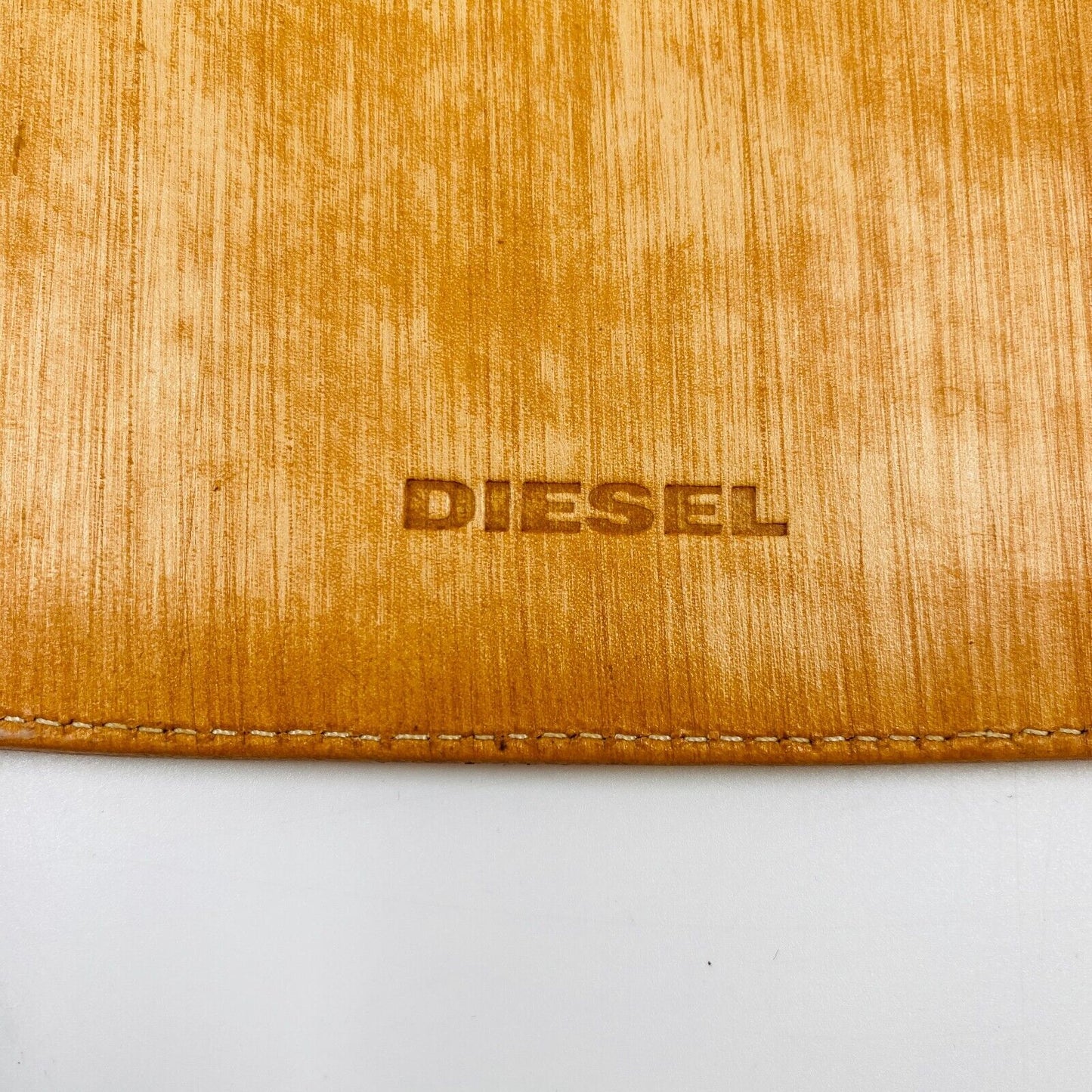 DIESEL Brown Colour Leather Tablet Documents Case Bag