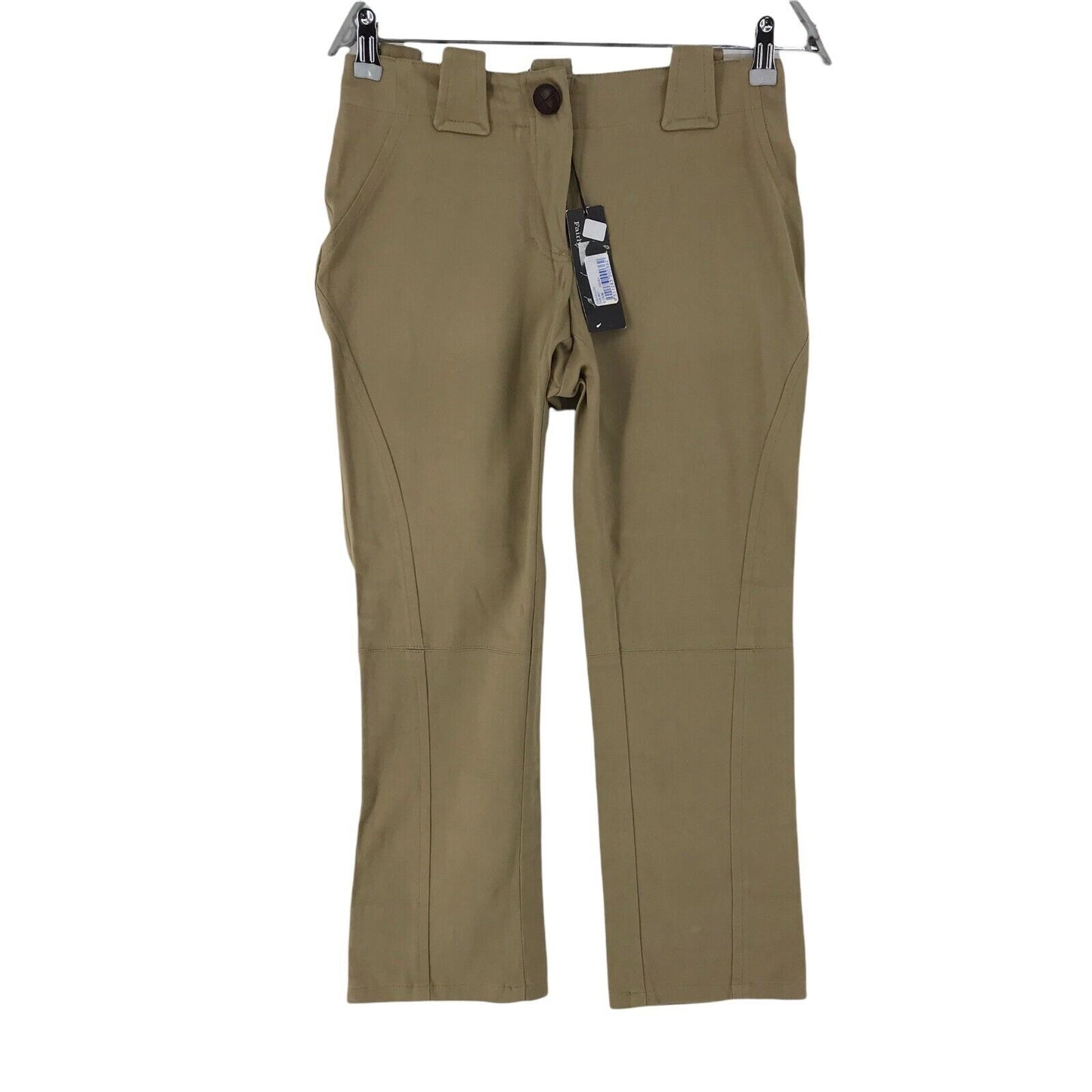 Fairly Damen Caprihose, Braun, Regular Fit, Größe 40 W27