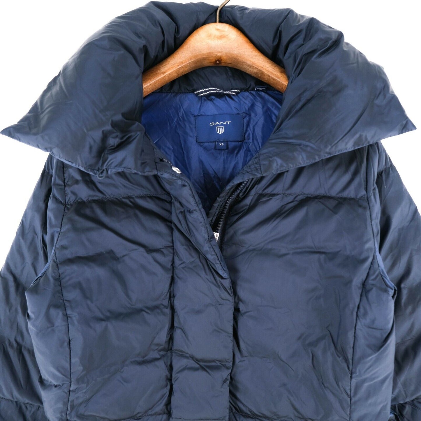 GANT Navy Blue Thick Warm Duck Down Fill Jacket Size XS