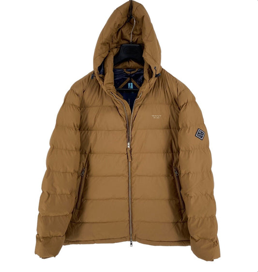 GANT Brown Active Cloud Hooded Jacket Coat Size 2XL XXL