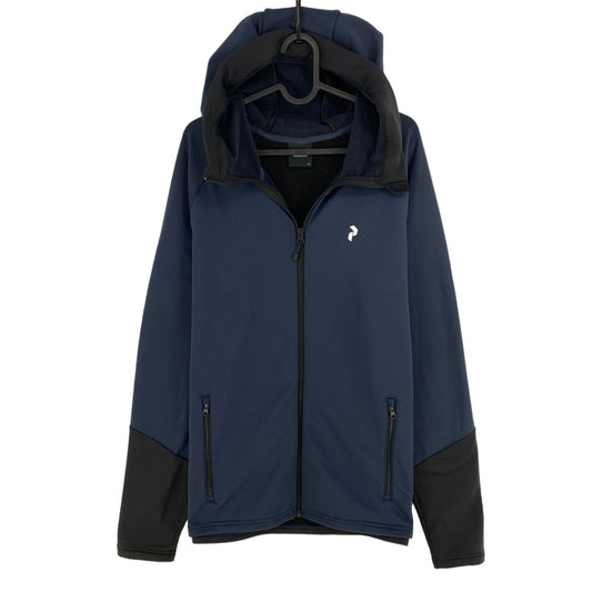 Peak Performance Bleu Marine Rider Zip Hood Jacket Manteau Taille M