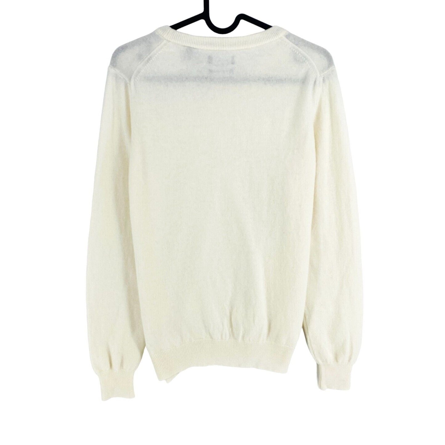 GANT Beige 100% Wool Crew Neck Sweater Pullover Size M