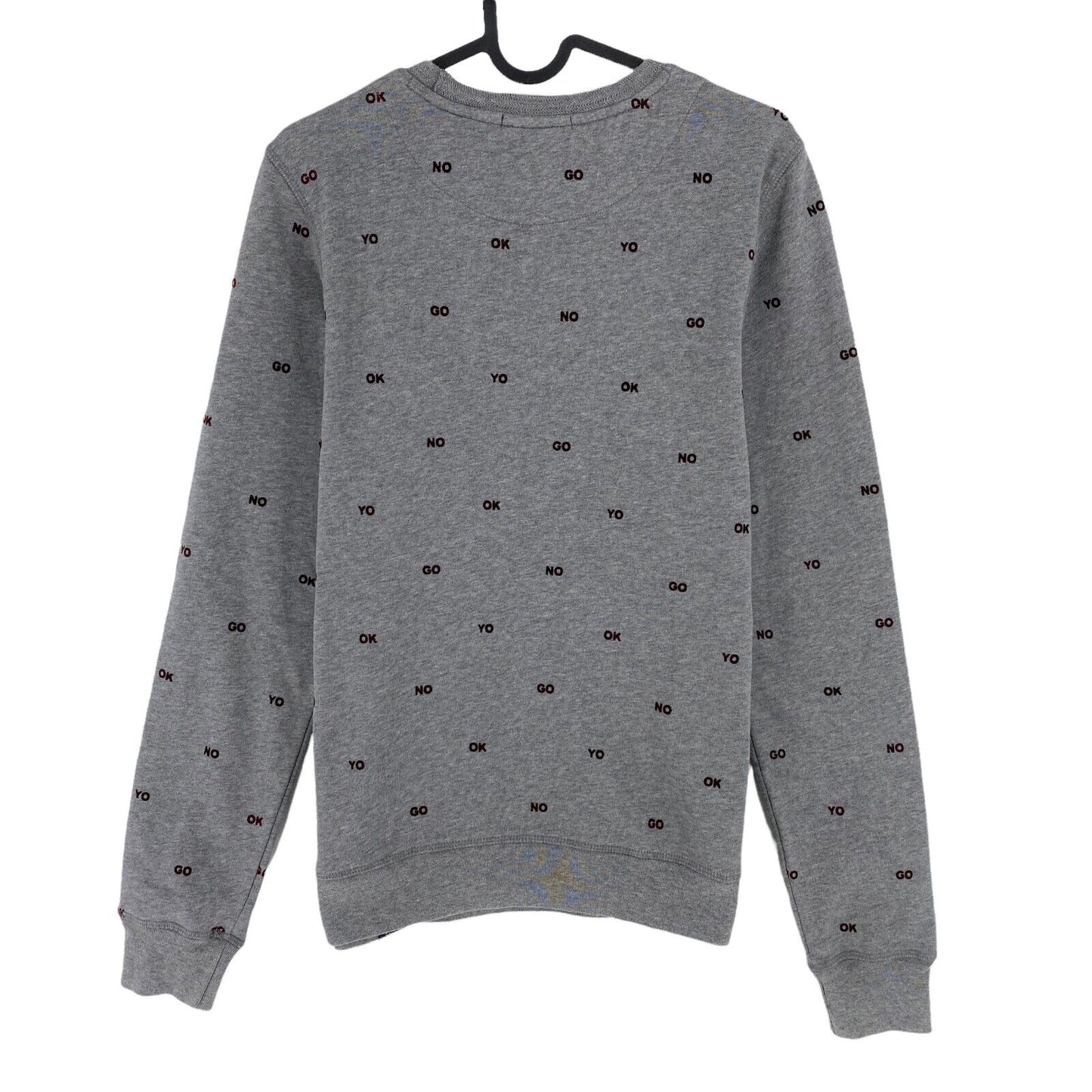 RRP €99 SCOTCH & SODA Grey One Of A Kind Crew Neck Sweater Pullover Size S