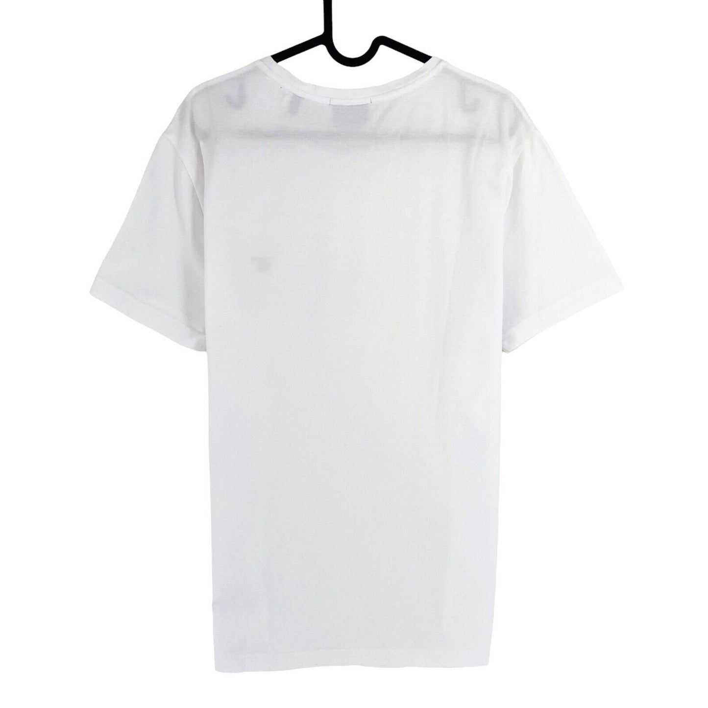 GANT Men White Pique Slim Fit Crew Neck Short Sleeve T-Shirt Size XL