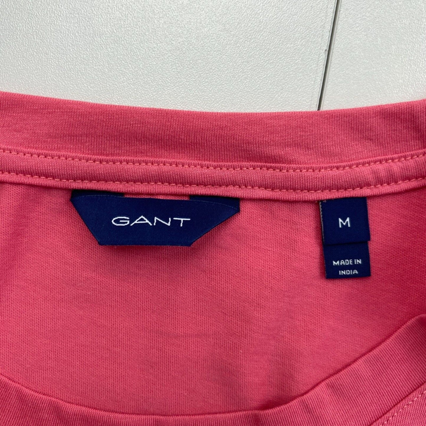 GANT Pink Original Crew Neck T Shirt Size M