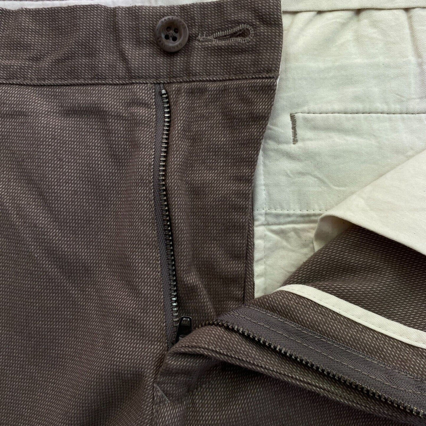 GANT Brown HALLDEN Slim Fit Chino Pants Size EU 50 UK/US 40