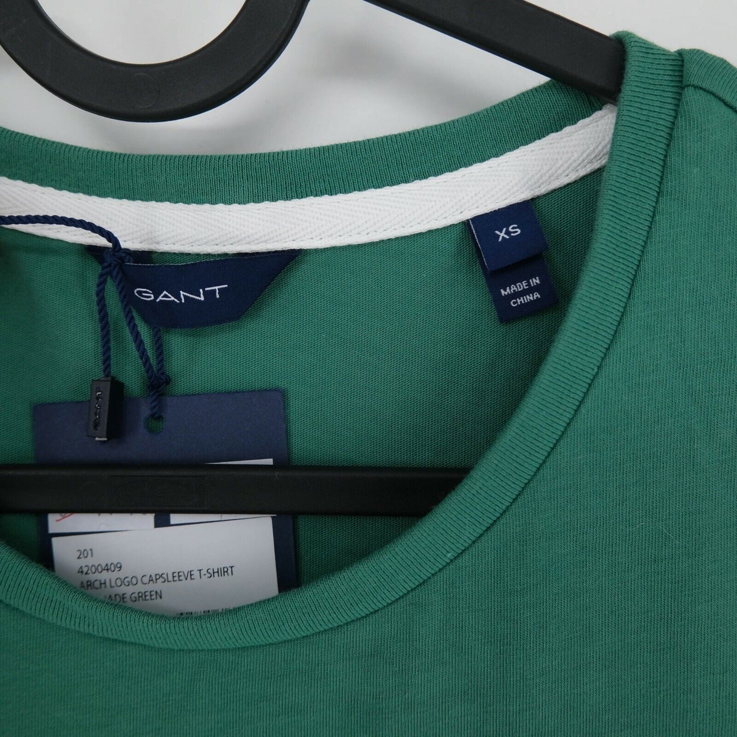 GANT Green Crew Neck T-Shirt Top Size XS