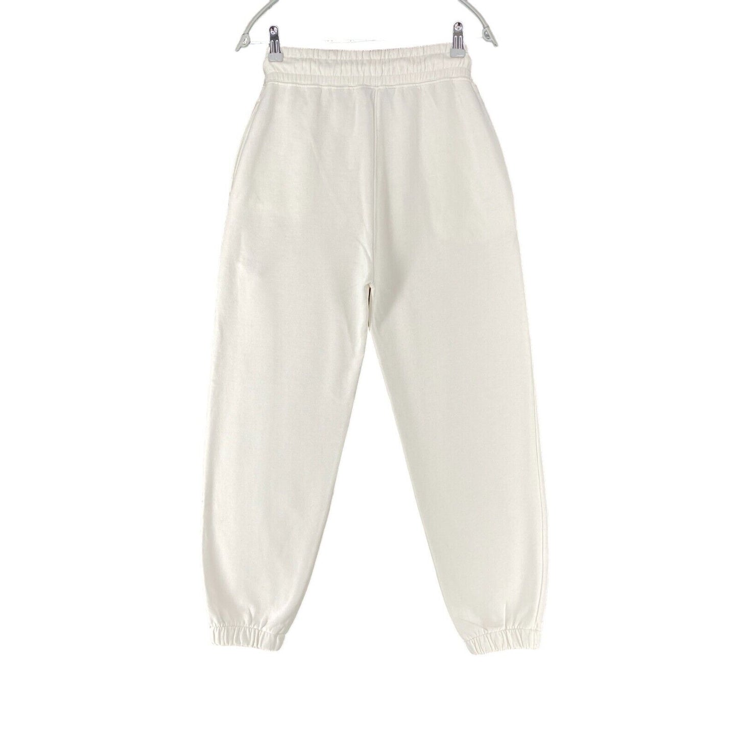 GANT Pantalon de survêtement à revers coupe régulière blanc pour femme Taille S