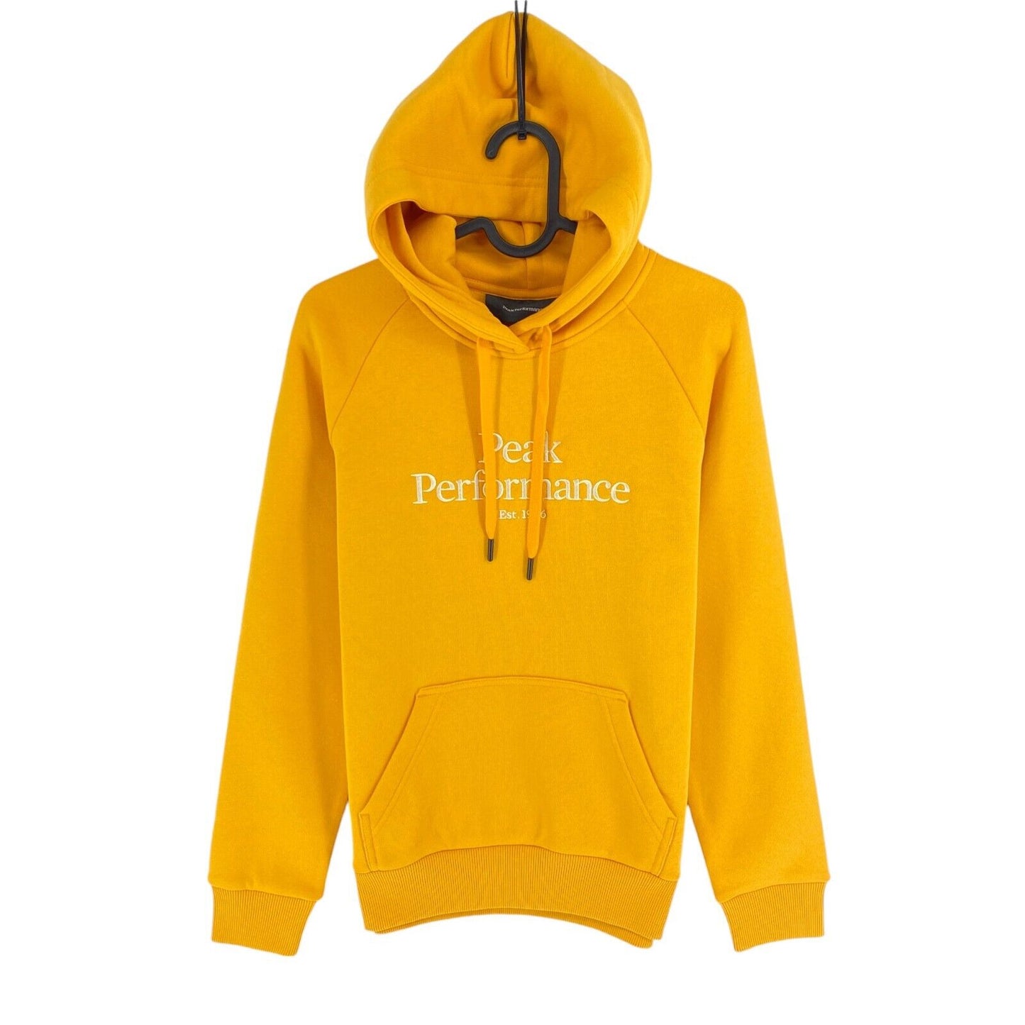 Peak Performance Women Yellow Original Hoodie Jumper Sweater Size S