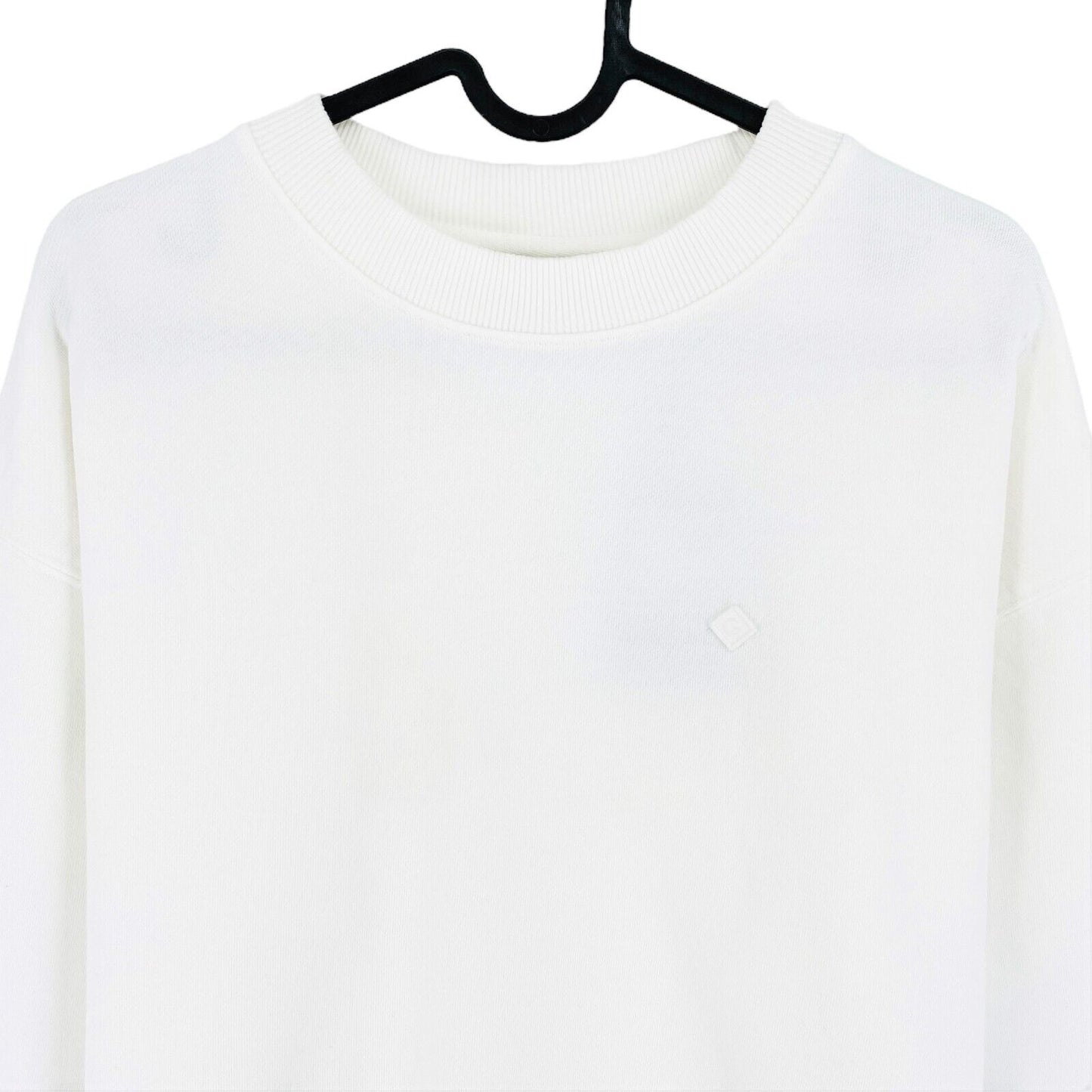 GANT White Icon G Essential Crew Neck Sweater Jumper Size M