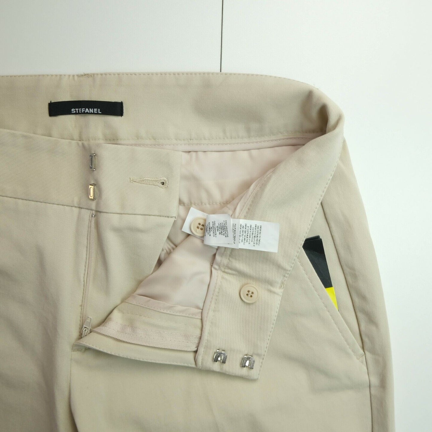 STEFANEL Pantalon Chino Beige Pantalon Taille EU 38 UK 10 US 8