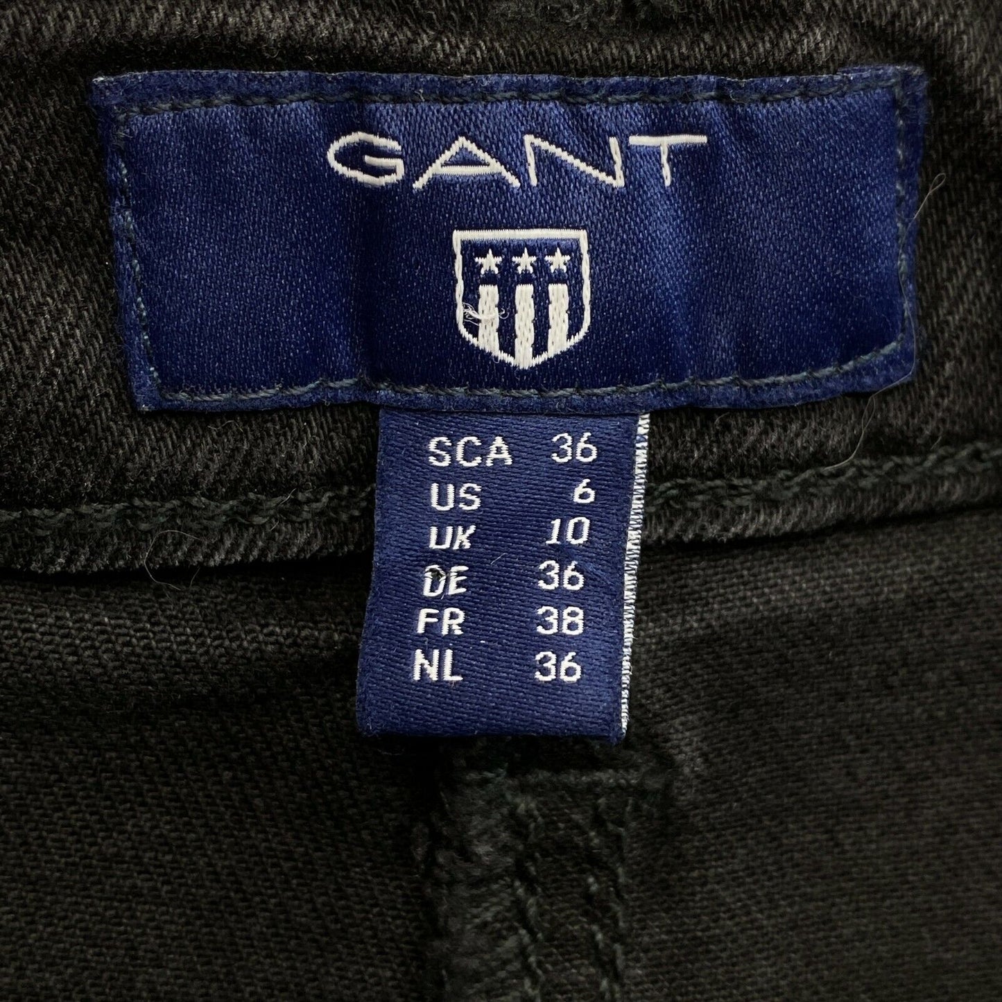 GANT Schwarzer Jeansrock Größe EU 36 UK 10 US 6