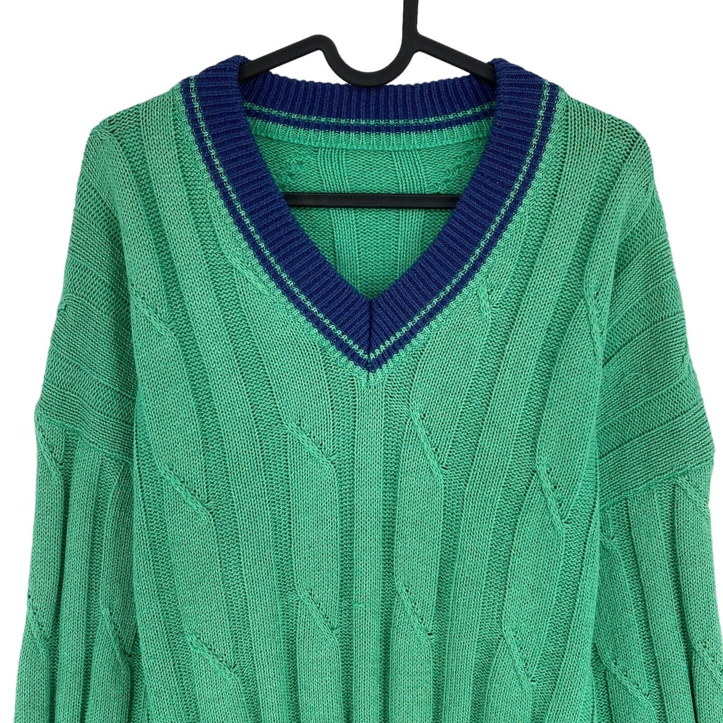 Cosby Vintage Retro 90s Green Sweater Pullover Size EU 50 UK/US 40 L