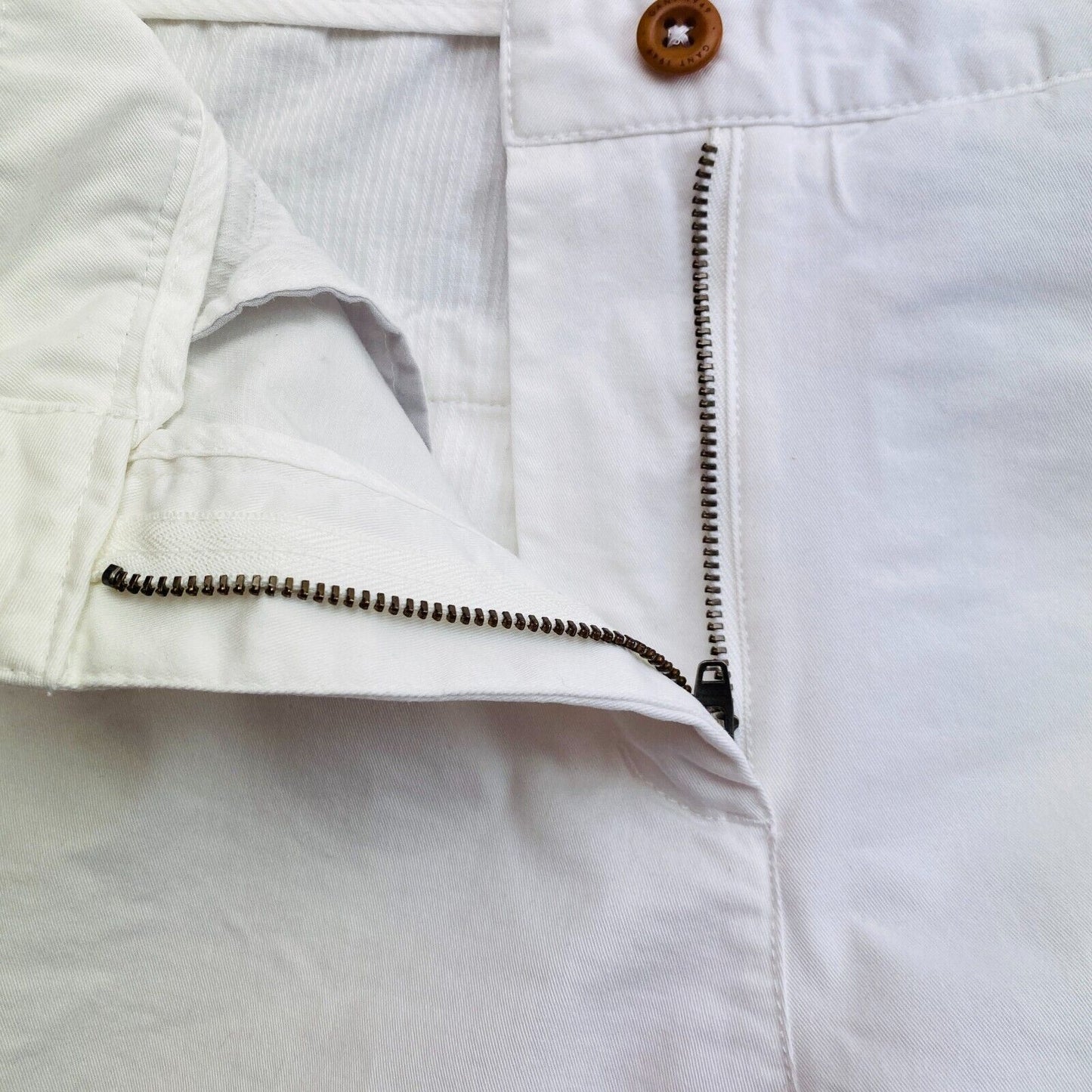 GANT Women White Chino Shorts Size EU 36 UK 8 US 6