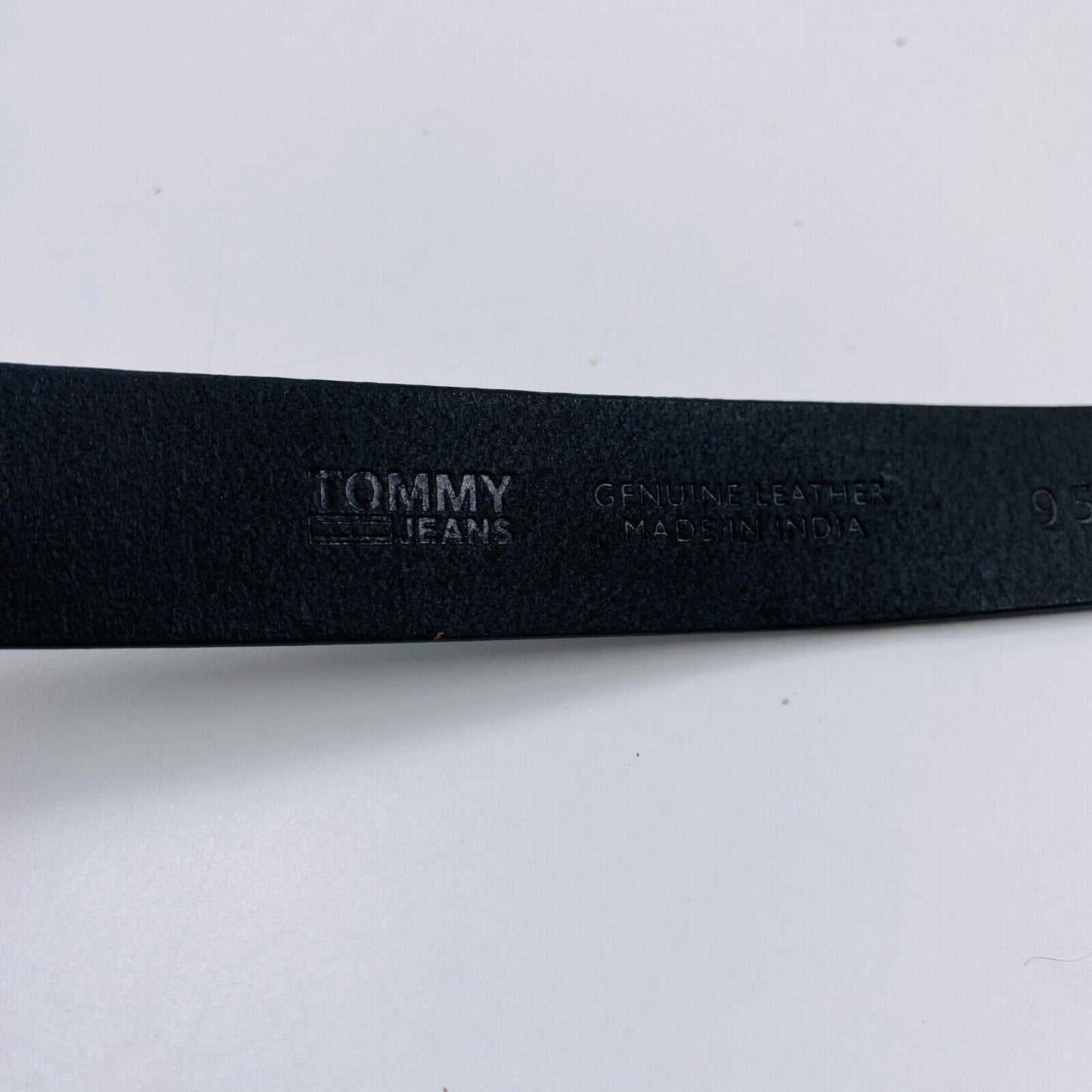 Tommy Jeans Women Black Classic Leather Belt Size 95 cm. 38 In