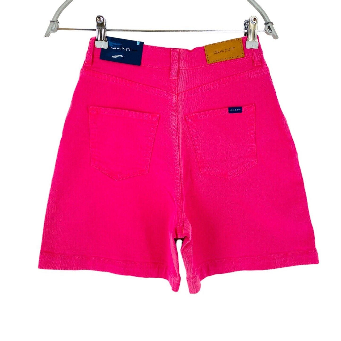 GANT Women Pink Regular Fit Denim Shorts W26