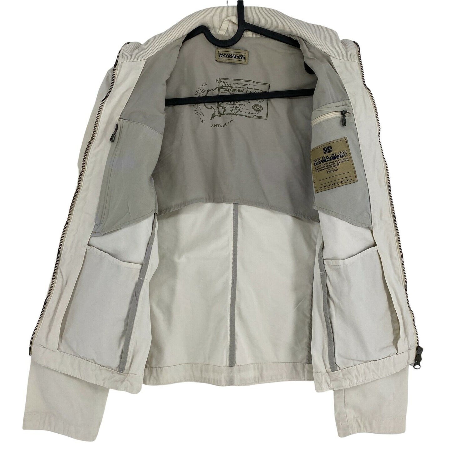 Veste NAPAPIJRI Blanc 100% Coton Taille S