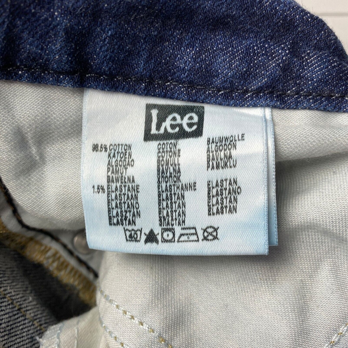 Lee LEOLA femmes bleu coupe droite régulière jean W26 L33