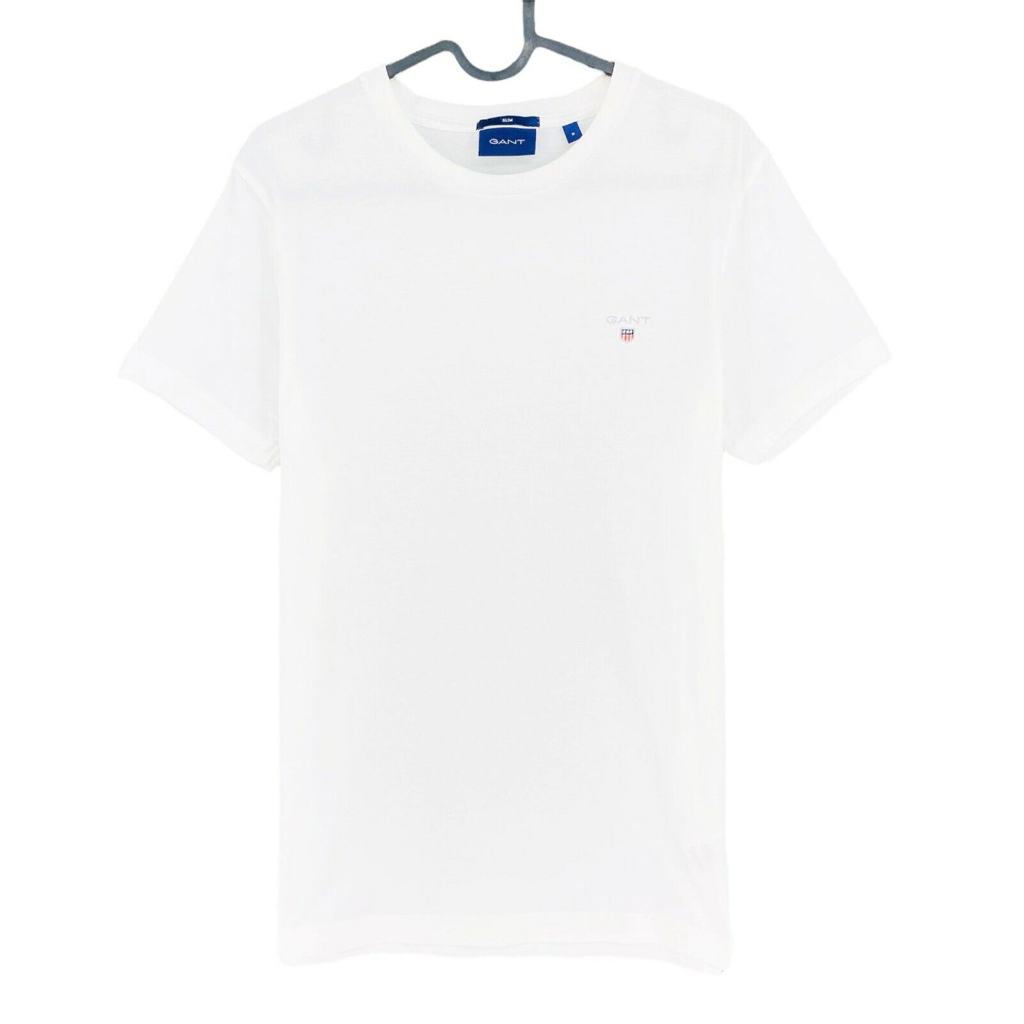 GANT T-shirt slim original à col rond blanc taille S