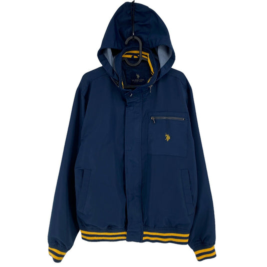 U.S. POLO ASSN. Navy Blue Hooded Jacket Size M