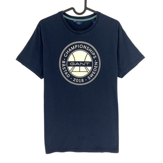 GANT x BASTAD Navy Blue Crew Neck T-Shirt Size S