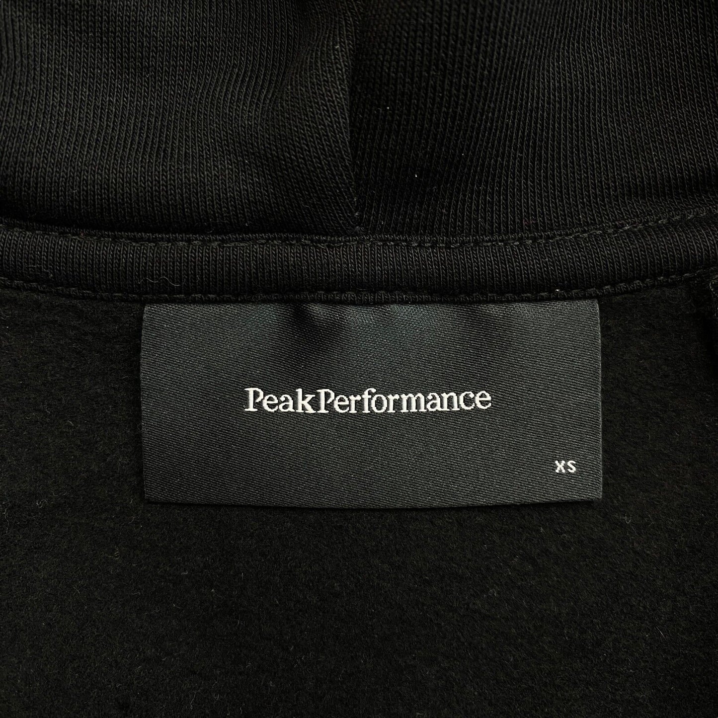 PEAK PERFORMANCE W Original Zip Hoodie, Schwarz, Größe XS