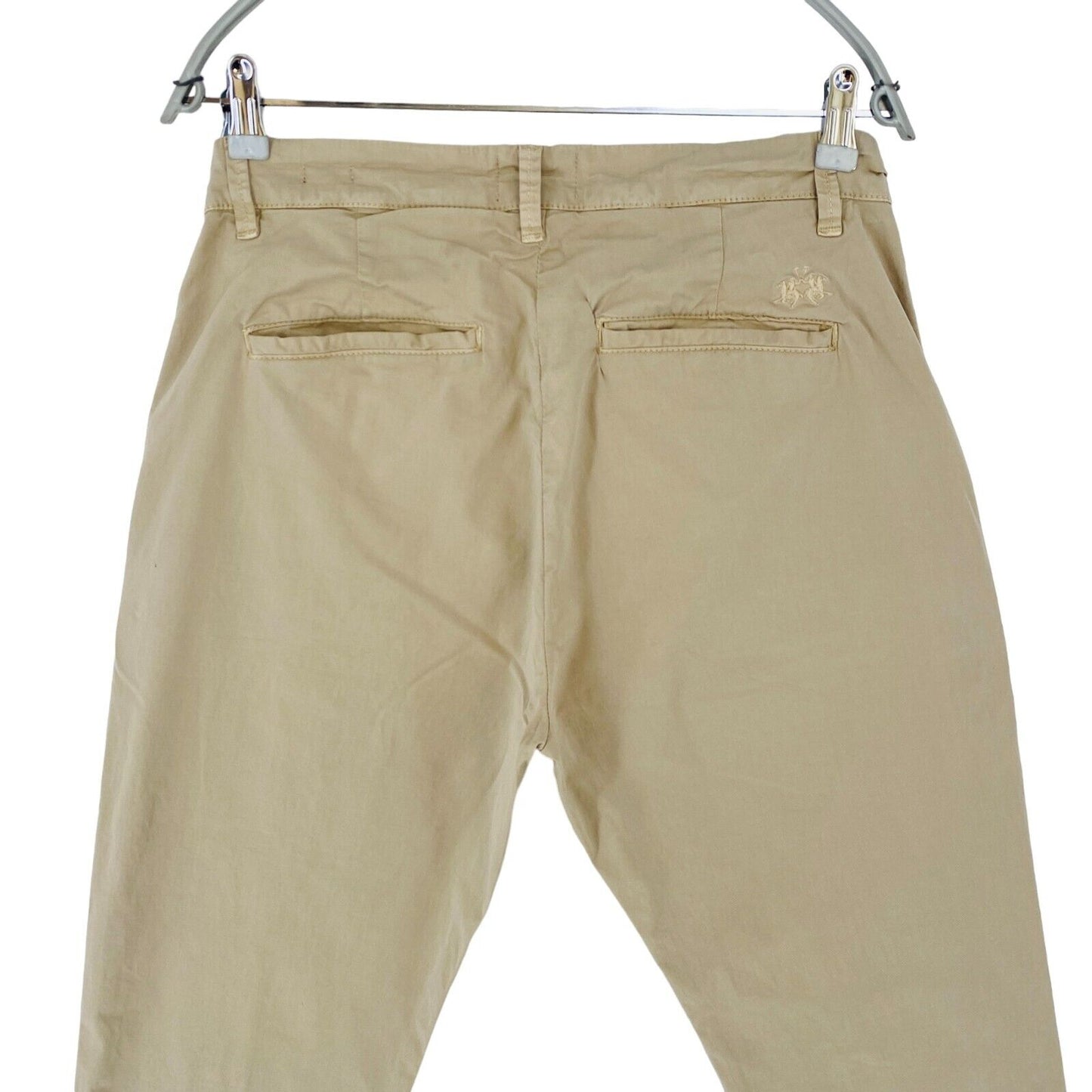 LA MARTINA Beige Mens Slim Fit Chino Trousers Size W34