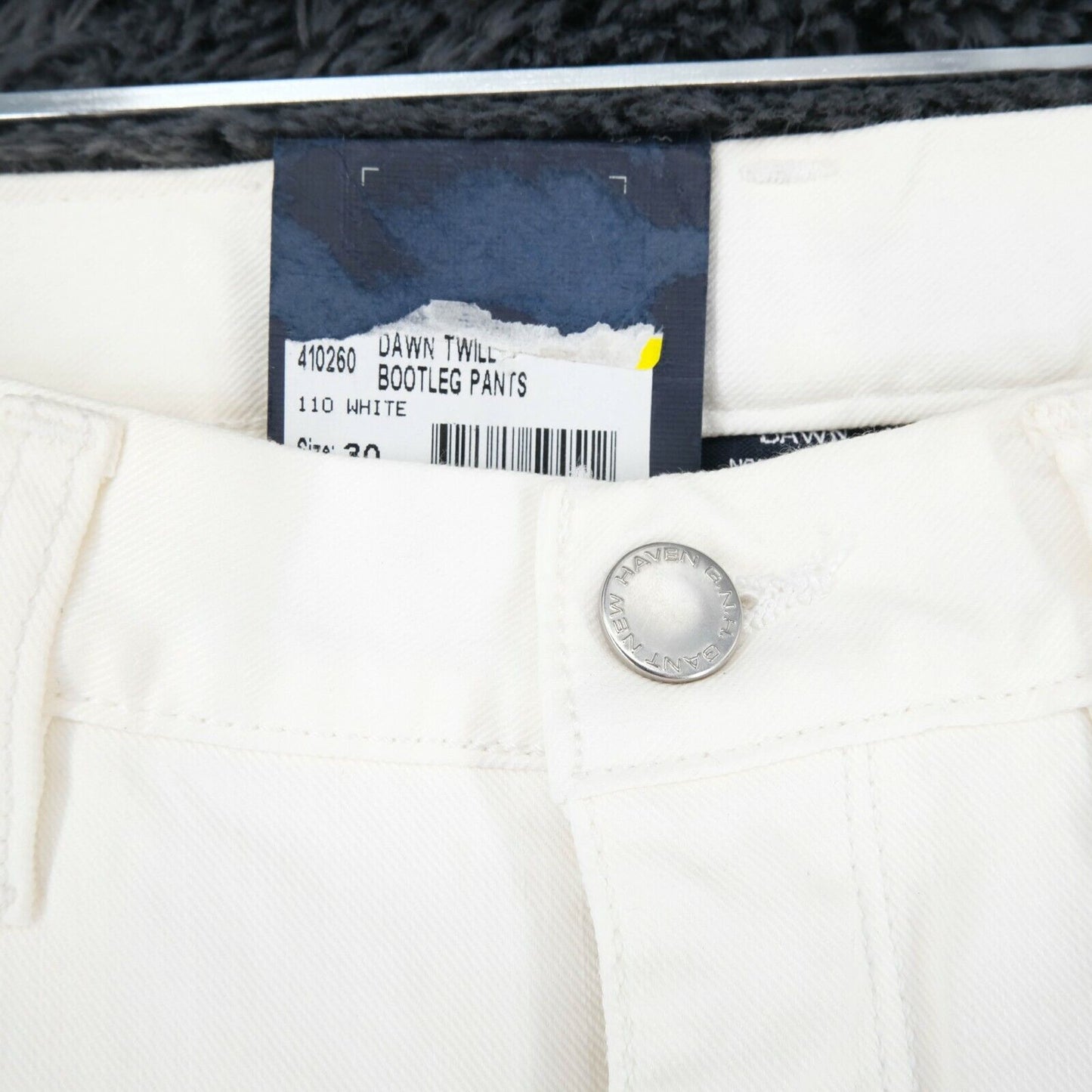 GANT White Dawn Twill gewachste Bootleg-Hose, Größe W28 L34 W30 L34