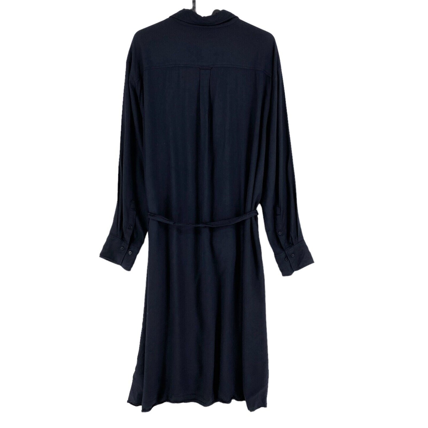 GANT Navy Blue Belted Long Sleeves Shirt Dress Size EU 34 UK 6 US 4