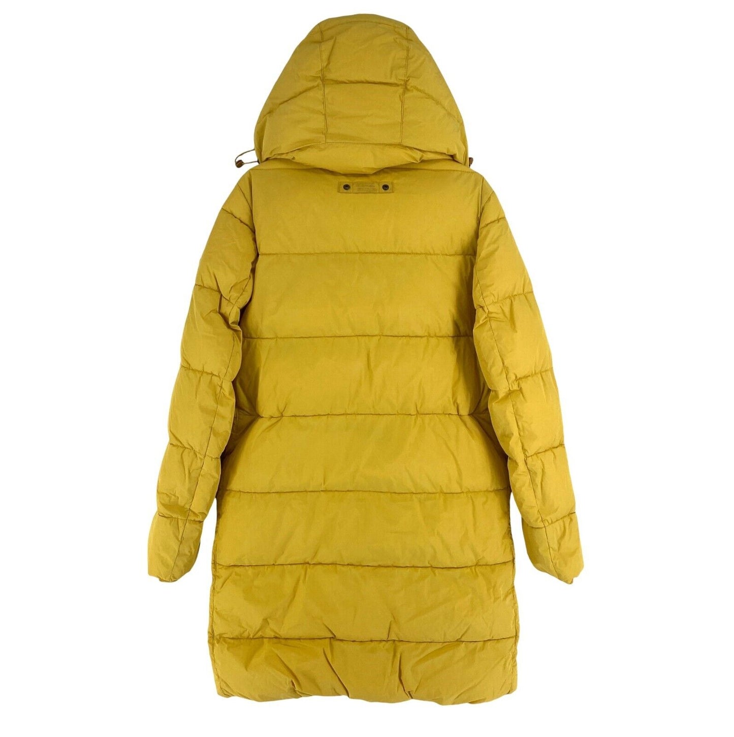 CAMEL ACTIVE Women Yellow Hooded Parka Jacket Coat Size EU 34 UK 6 US 4