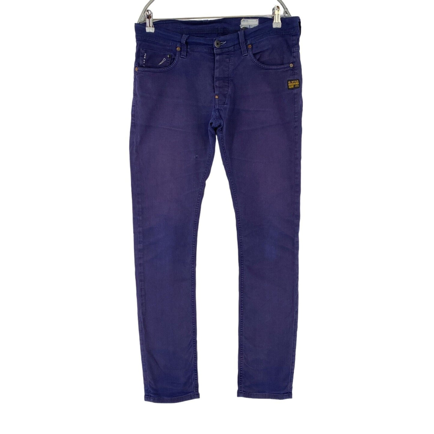 G-STAR DEFEND Dark Purple Super Slim Fit Jeans W33 L34